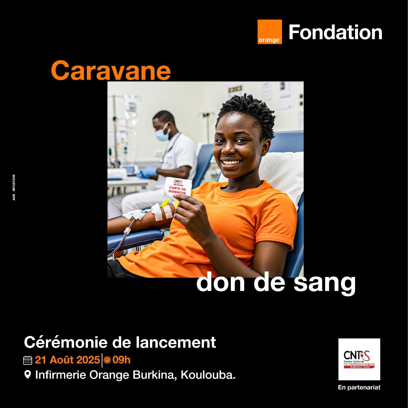 CARAVANE DON DE SANG AVEC ORANGE BURKINA